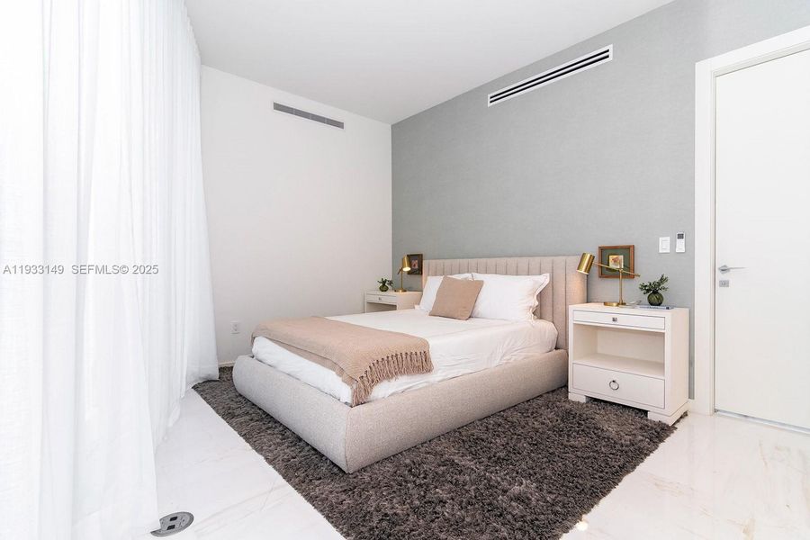 Furnished interior view inside a new home in , Miami (Image 48).