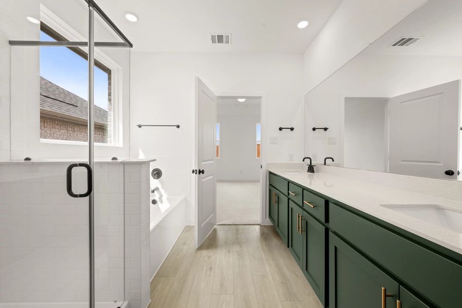 Primary Bathroom featuring the Luxe Collection