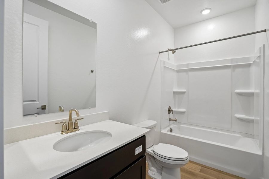 Secondary bathroom