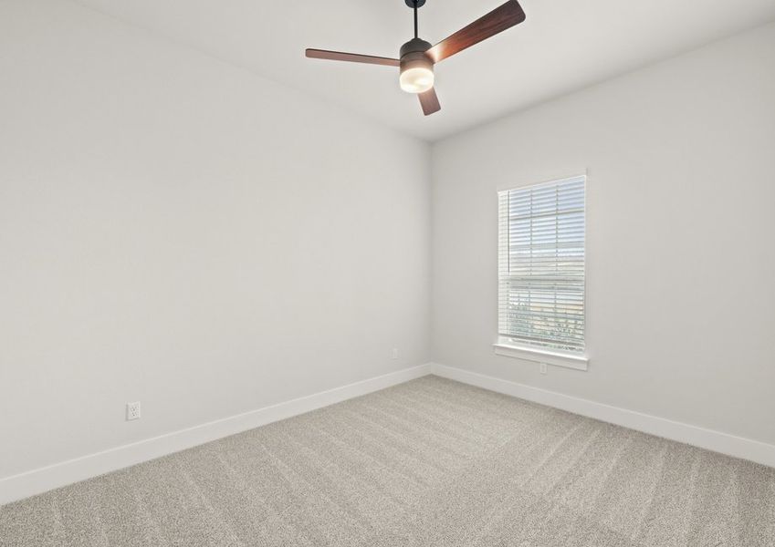 The secondary bedrooms are the perfect space for children's bedrooms or guest rooms.