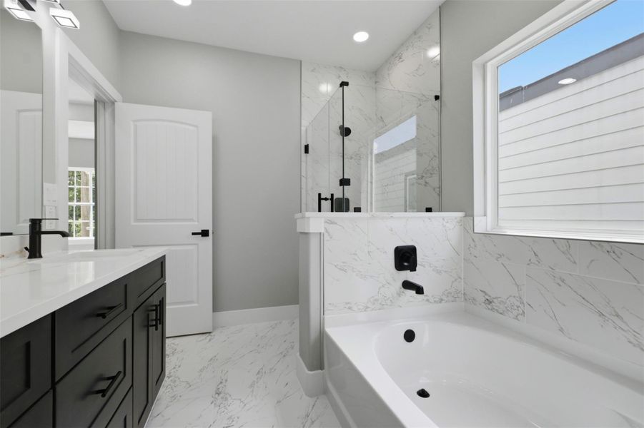 Furnished interior view inside a new home in , Houston (Image 12).
