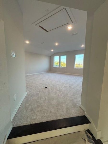 Massive game room for gatherings of family and friends Massive game room for gatherings of family and friends