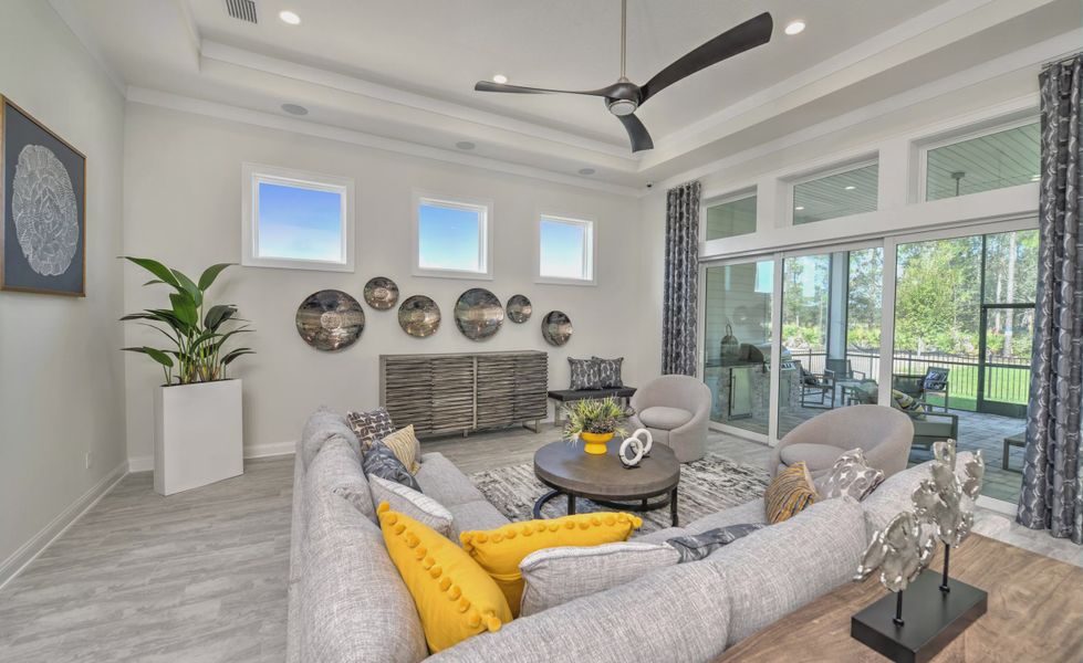 Furnished interior view inside a new home in Seven Pines, Jacksonville (Image 8).