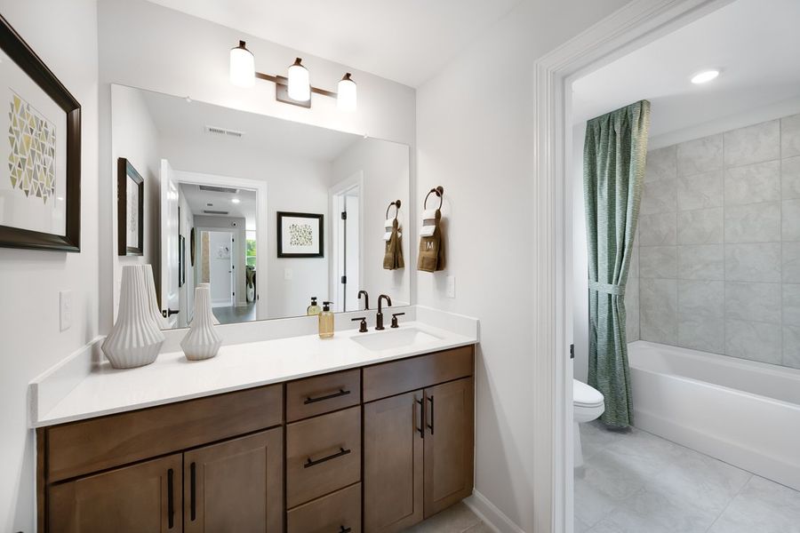 Representative furnished interior of a home built from the Wayland by Taylor Morrison in Hickory Grove, Sanford (Image 6).