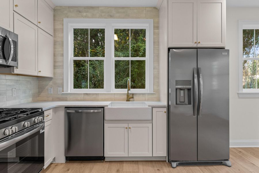 Furnished interior view inside a new home in , Charleston (Image 8).