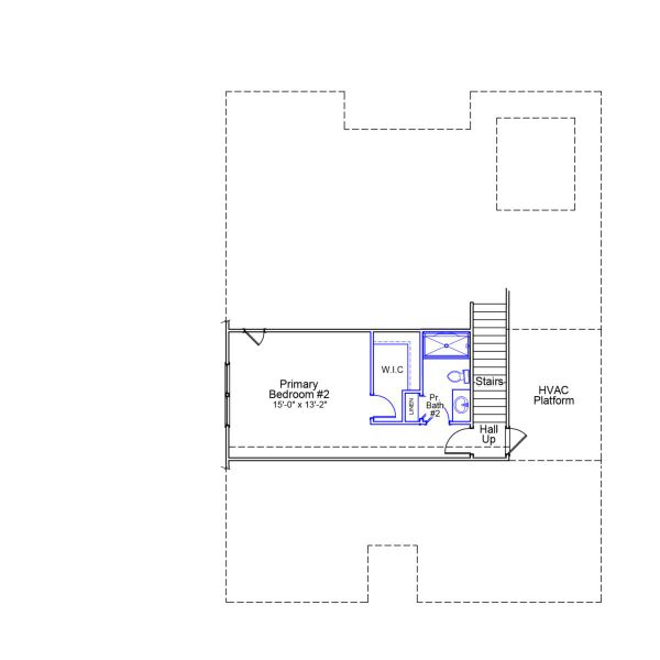 2D floor plan layout of this home in East Wynd, Hampstead, NC (Image 4).
