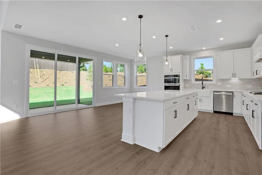 Furnished interior view inside a new home in The Paddocks at Doc Hughes, Buford (Image 14).
