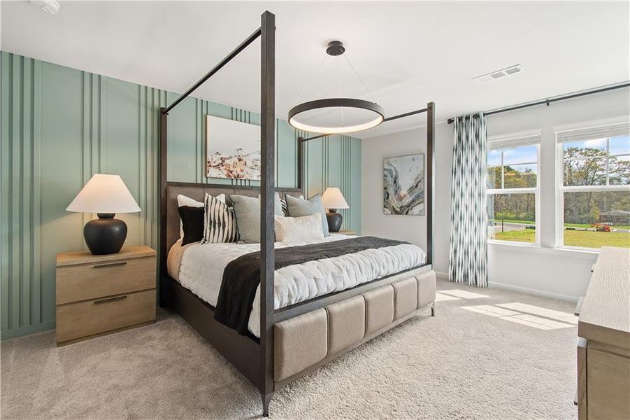 Furnished interior view inside a new home in Diamante, Stockbridge (Image 17). Furnished interior view inside a new home in Diamante, Stockbridge (Image 17).