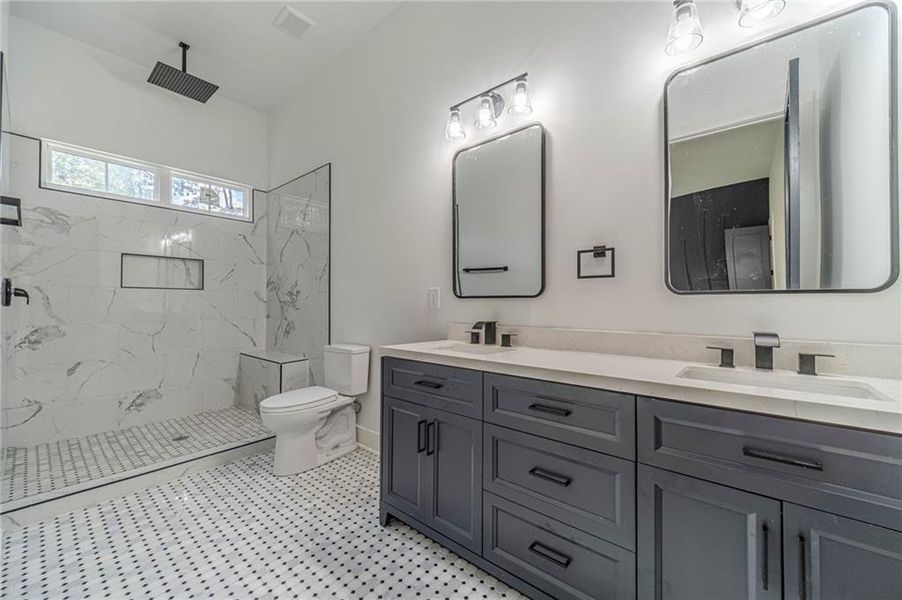 Furnished interior view inside a new home in , Flowery Branch (Image 8).