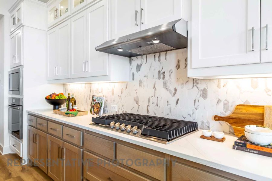 Furnished interior view inside a new home in 6 Creeks at Waterridge: 60ft. lots, Kyle (Image 10). Furnished interior view inside a new home in 6 Creeks at Waterridge: 60ft. lots, Kyle (Image 10).