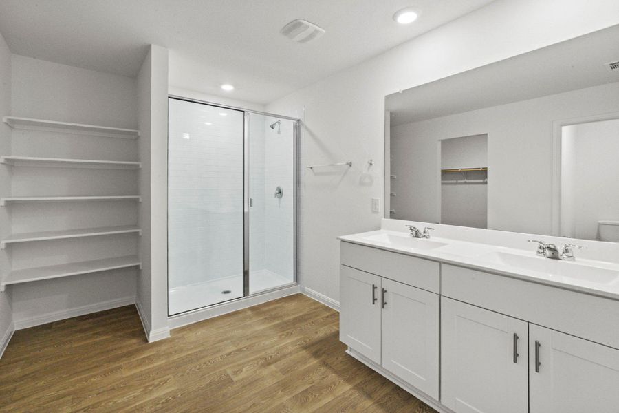 Furnished interior view inside a new home in , San Marcos (Image 10).