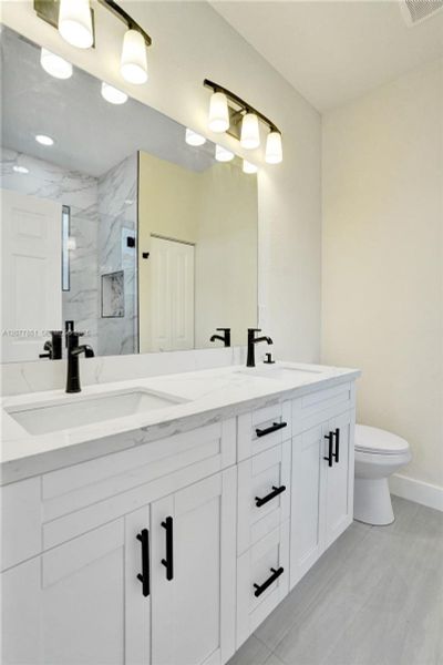 Furnished interior view inside a new home in , Dania Beach (Image 10).