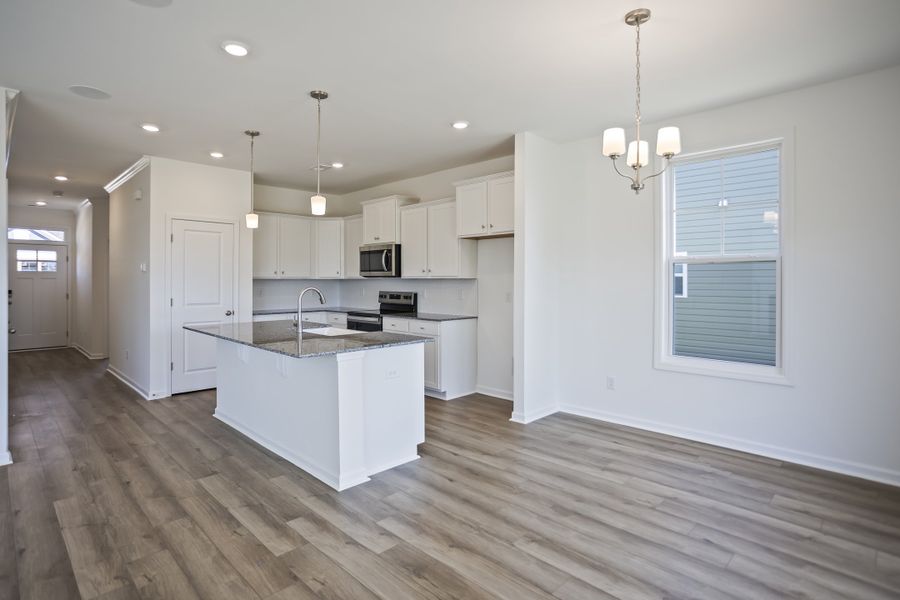 Furnished interior view inside a new home in Providence Station at Trolley Run, Aiken (Image 7).