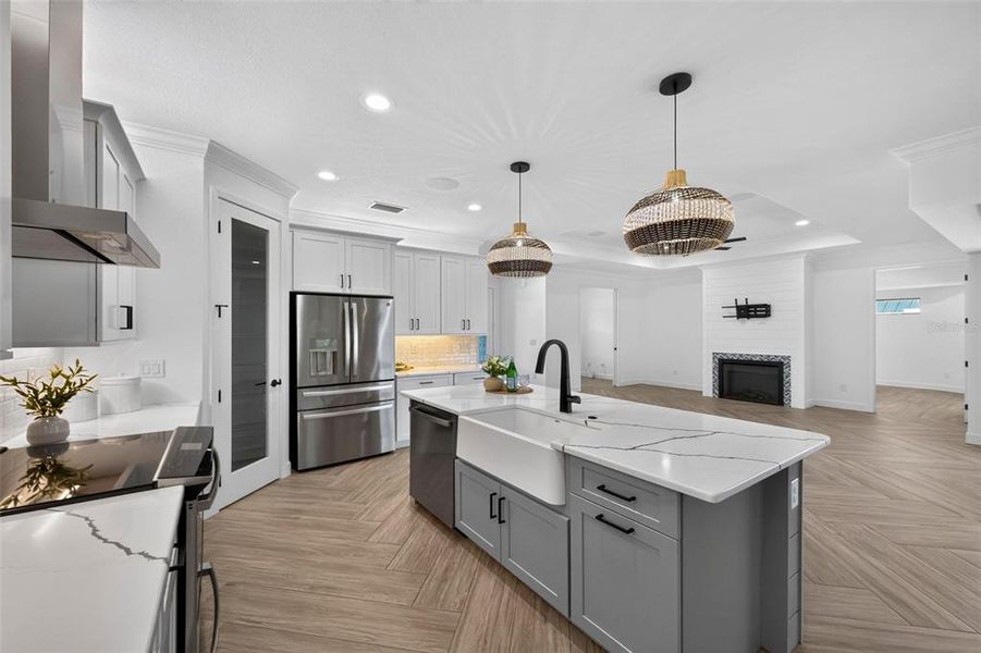 Furnished interior view inside a new home in , Rotonda West (Image 17).