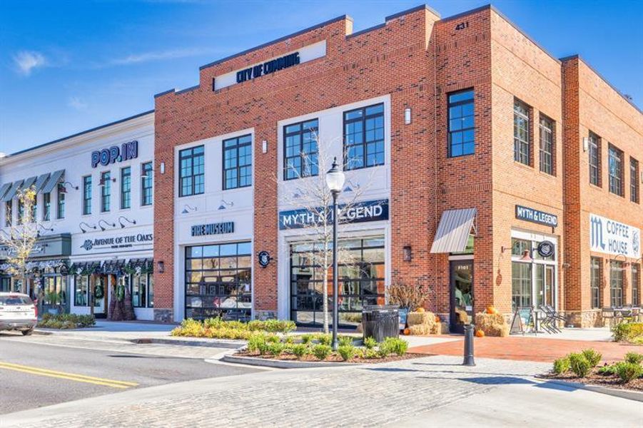 Front exterior of a new home in Hillshire, Cumming, GA, highlighting curb appeal (Image 30). Front exterior of a new home in Hillshire, Cumming, GA, highlighting curb appeal (Image 30).