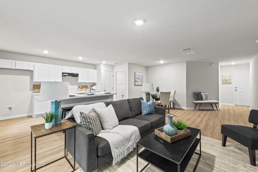 Furnished interior view inside a new home in , Jacksonville (Image 9).