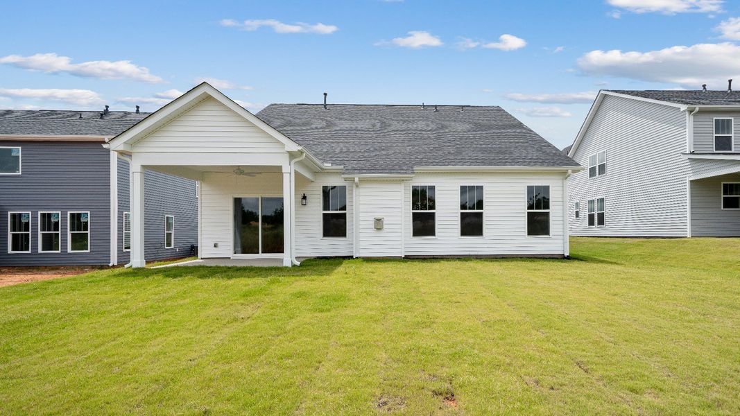 Covered Porch of The Cooper 3 Design by DRB Homes