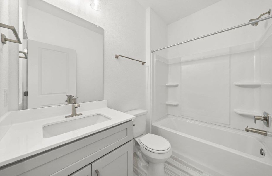 Furnished interior view inside a new home in Crosswinds, Kyle (Image 6). Furnished interior view inside a new home in Crosswinds, Kyle (Image 6).