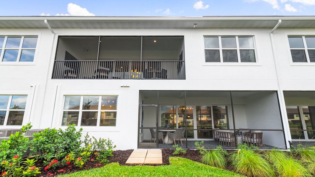 Representative exterior details of a home built from the Bellisimo by Taylor Morrison in Esplanade by the Islands Coach Homes, Naples (Image 19).