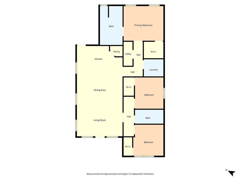 2D floor plan layout of this home in , Bellmead, TX (Image 3).