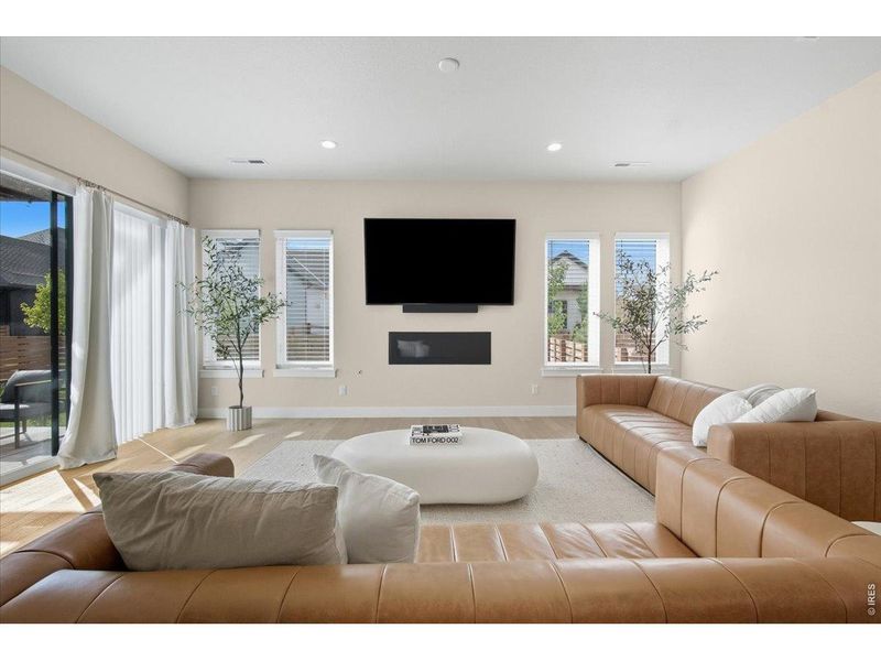 Furnished interior view inside a new home in Pelican Shores at Water Valley, Windsor (Image 31).