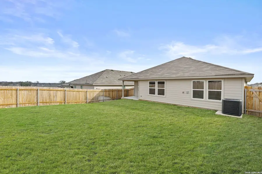Exterior details and patio area of a home in Arroyo Ranch, Seguin (Image 17). Exterior details and patio area of a home in Arroyo Ranch, Seguin (Image 17).
