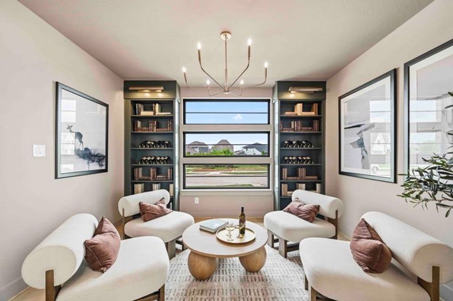 Furnished interior view inside a new home in Bridgeland 45', 50', 70', Cypress (Image 8).