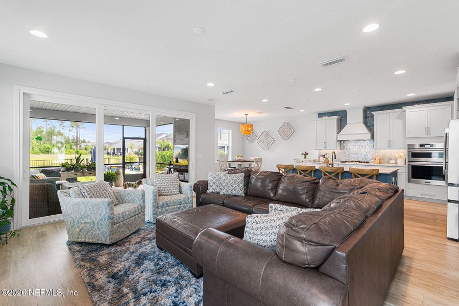 Furnished interior view inside a new home in Reflections at Nocatee, Ponte Vedra (Image 17).
