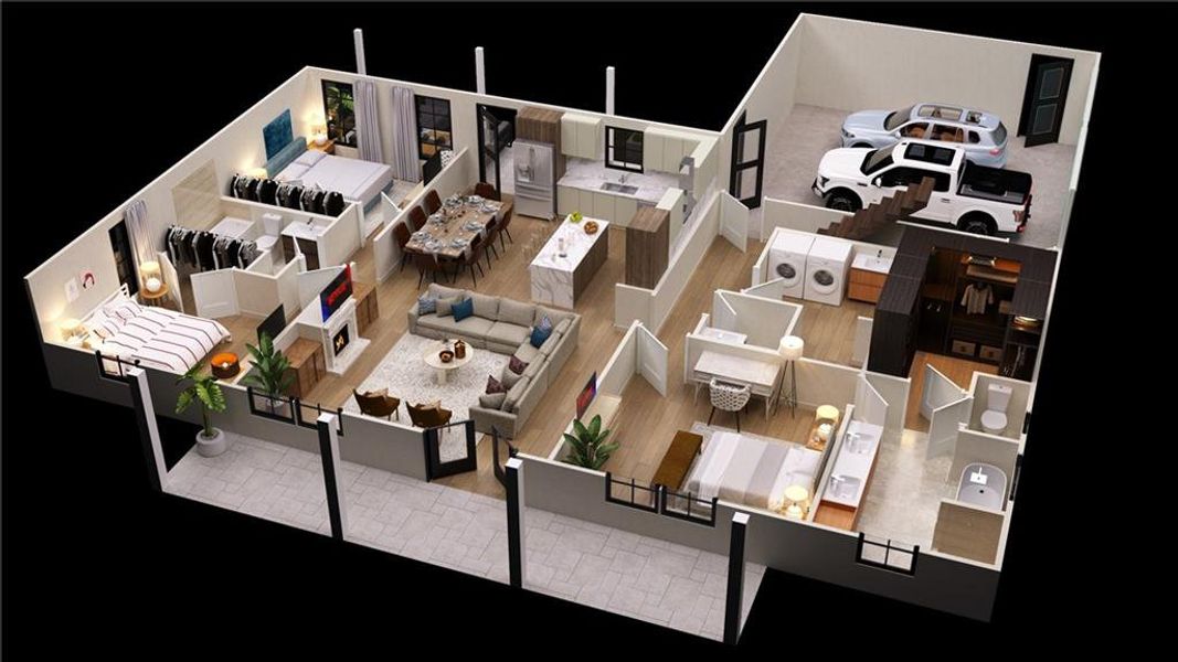 2D floor plan layout of this home in , Lula, GA (Image 6).