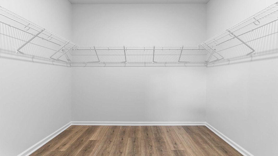 Representative unfurnished interior of a home built from the Dover by D.R. Horton in The Villas at Kinsley, Jamestown (Image 21). Representative unfurnished interior of a home built from the Dover by D.R. Horton in The Villas at Kinsley, Jamestown (Image 21).