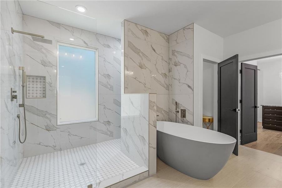 Furnished interior view inside a new home in , Atlanta (Image 48).