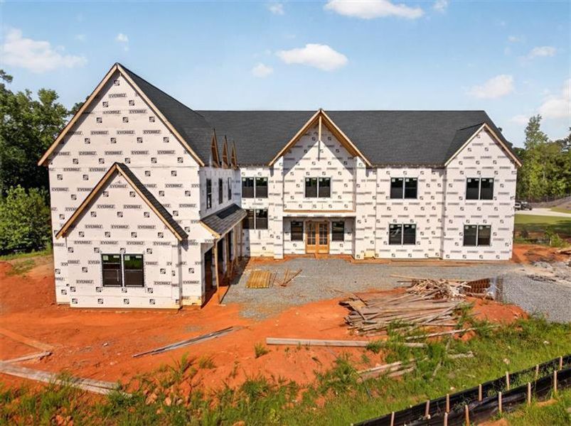 In-progress construction of a new home in , Monticello, GA (Image 21).