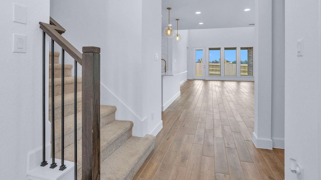 Spacious, unfurnished interior of a new home in Escondido, Magnolia (Image 16). Spacious, unfurnished interior of a new home in Escondido, Magnolia (Image 16).