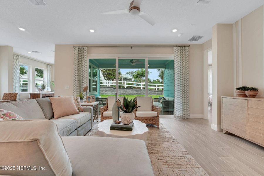 Furnished interior view inside a new home in Amberly, Green Cove Springs (Image 12).
