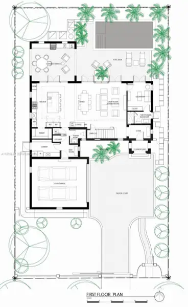 2D floor plan layout of this home in , Coral Gables, FL (Image 5).