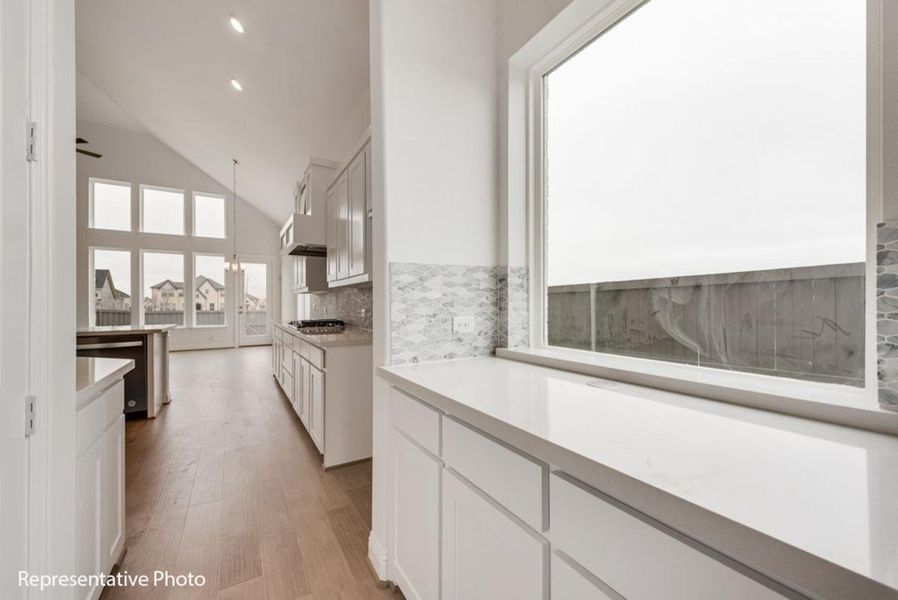 Furnished interior view inside a new home in Edgewater, Fate (Image 6). Furnished interior view inside a new home in Edgewater, Fate (Image 6).