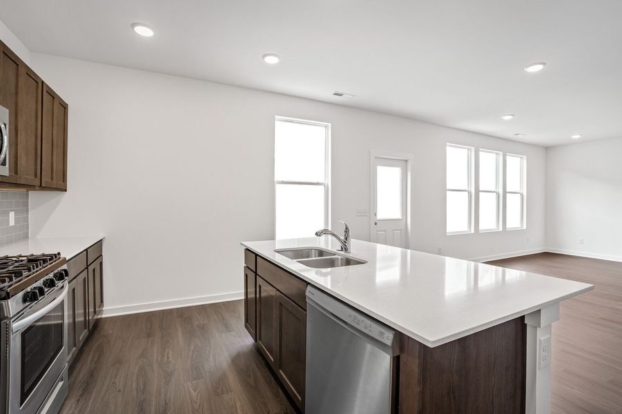 Furnished interior view inside a new home in Sage Farms, White House (Image 60).