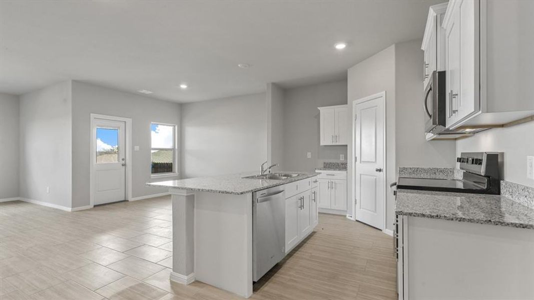 Furnished interior view inside a new home in Rosewood at Beltmill, Fort Worth (Image 6).