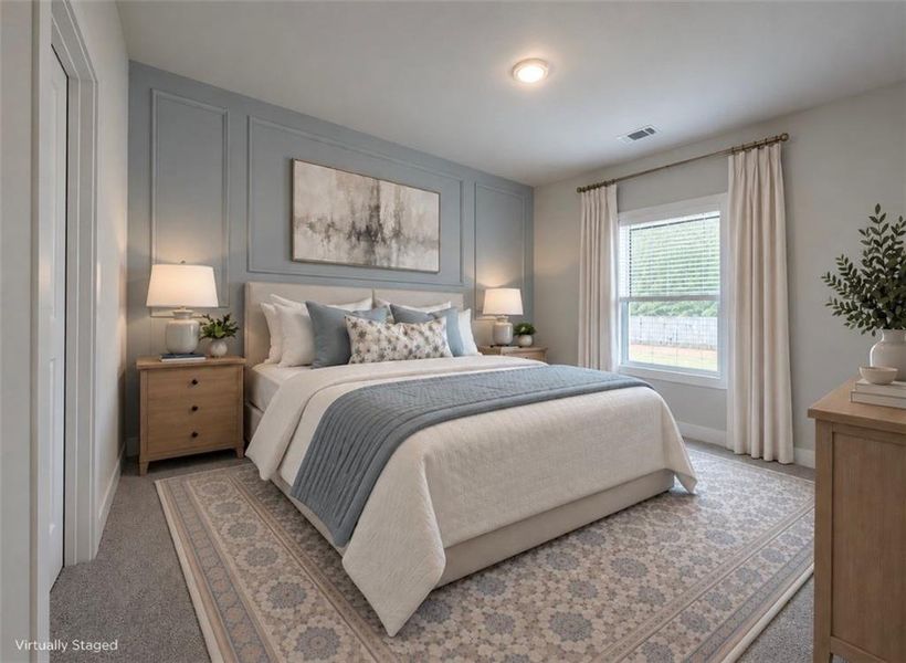 Furnished interior view inside a new home in , Hoschton (Image 13).