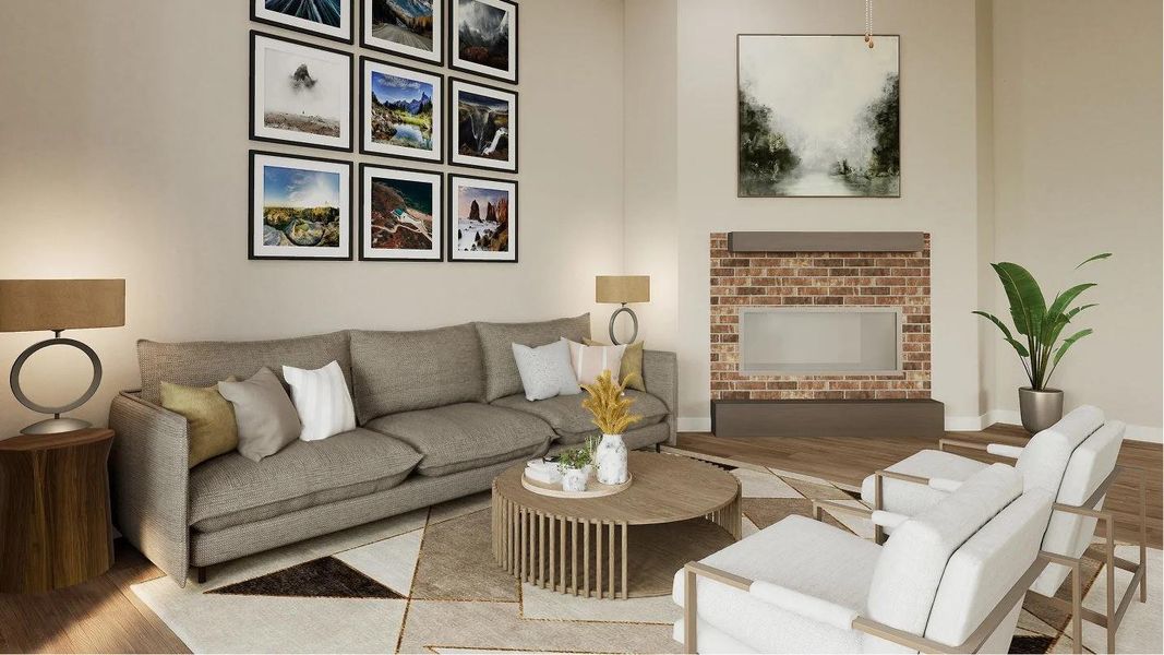 Furnished interior view inside a new home in Samara: Wentworth, League City (Image 13). Furnished interior view inside a new home in Samara: Wentworth, League City (Image 13).