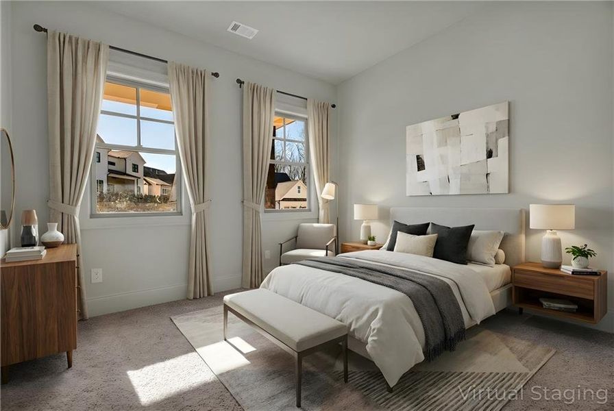 Furnished interior view inside a new home in , Gainesville (Image 19).