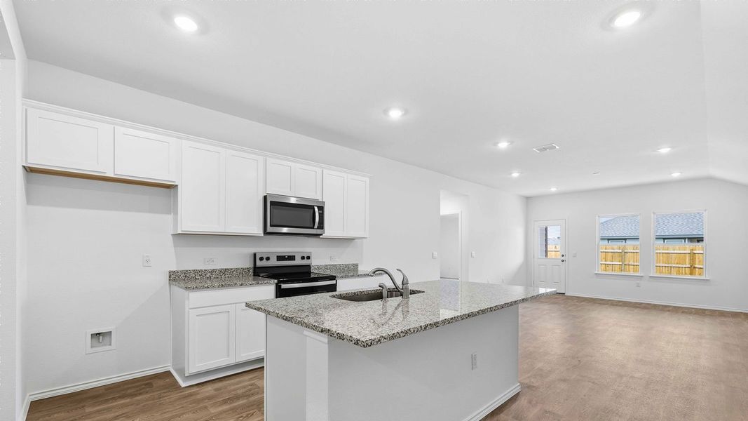Furnished interior view inside a new home in Palomino, Manor (Image 5).