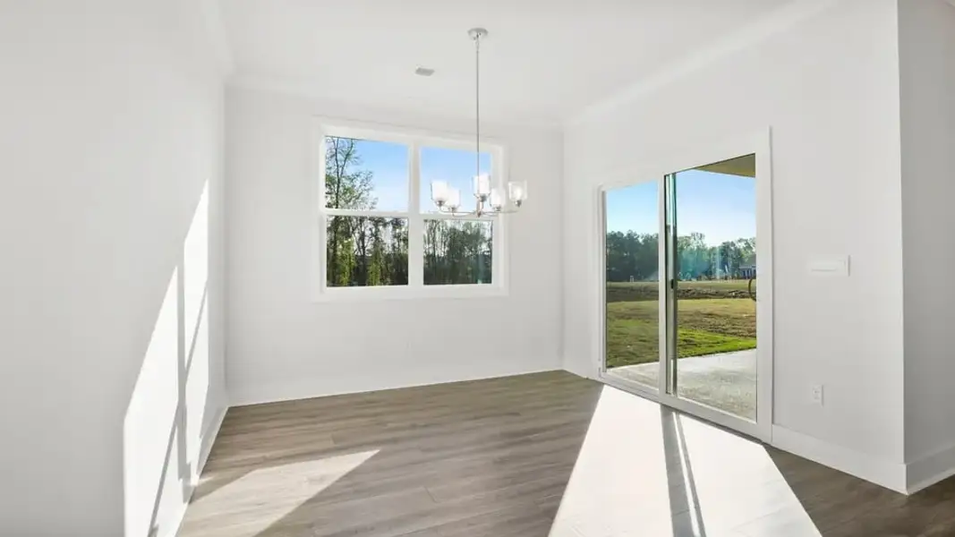 Representative unfurnished interior of a home built from the Bristol by D.R. Horton in Spring Ridge Reserve, Anderson (Image 30).