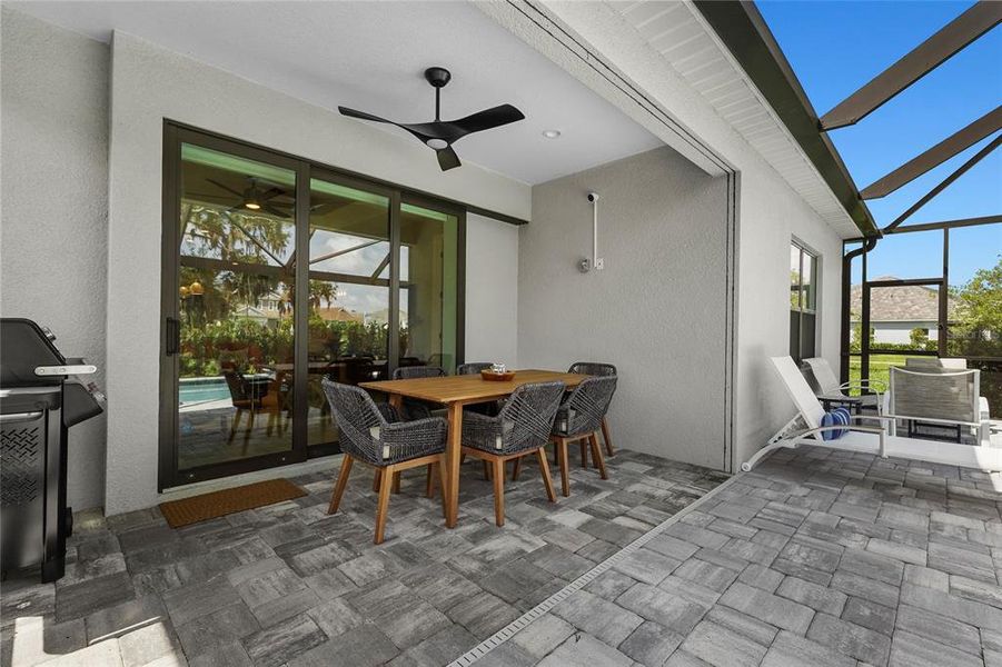 Exterior details and patio area of a home in , Sarasota (Image 37).