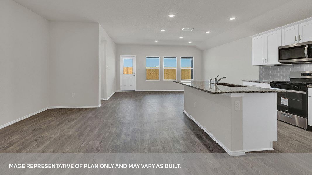 Furnished interior view inside a new home in Paramount, Kyle (Image 5).
