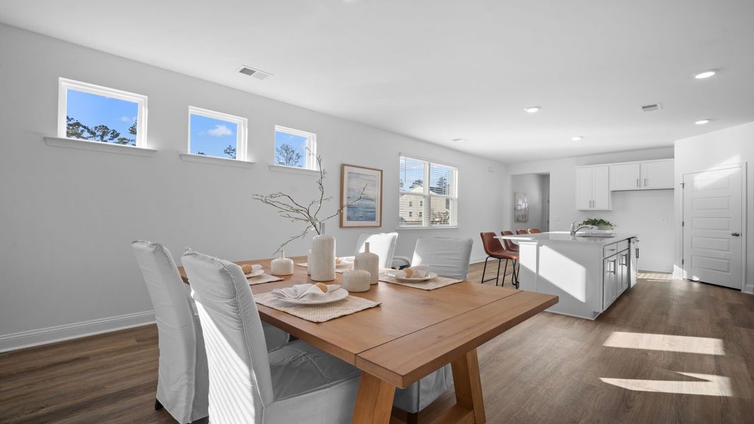 Furnished interior view inside a new home in The Lakes at North Glynn, Brunswick (Image 10).