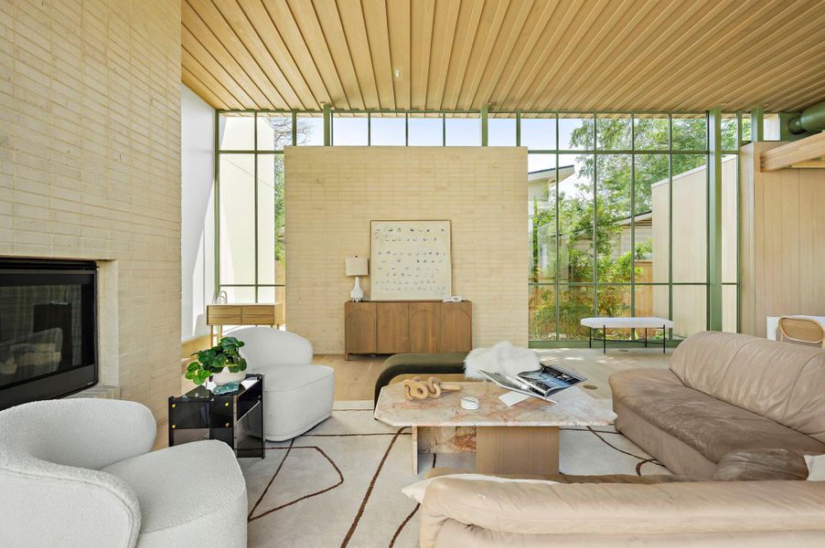 Exterior details and patio area of a home in , Austin (Image 3). Exterior details and patio area of a home in , Austin (Image 3).