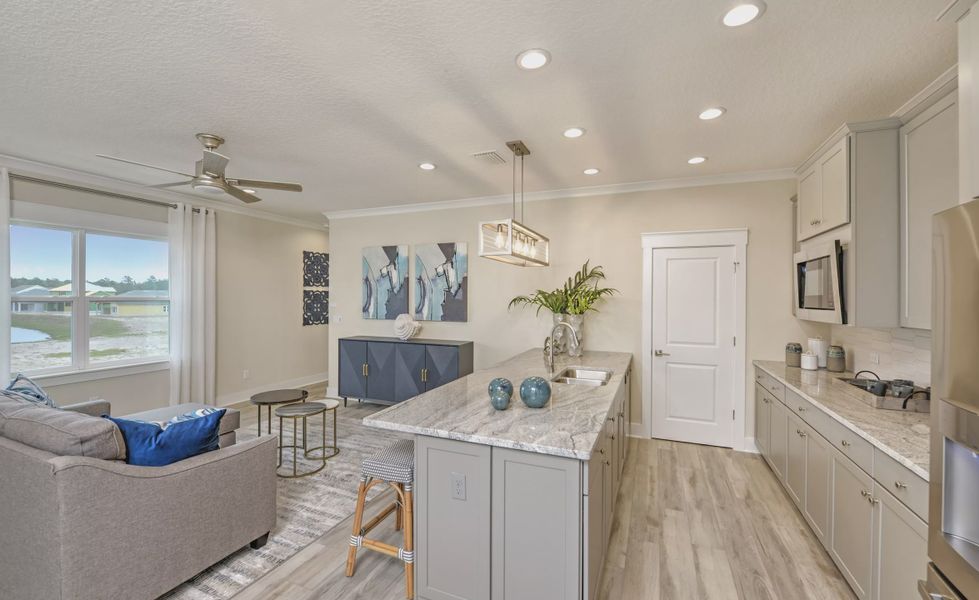 Furnished interior view inside a new home in Seven Pines, Jacksonville (Image 39).