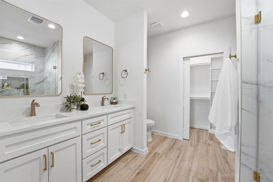 Furnished interior view inside a new home in , La Porte (Image 24).