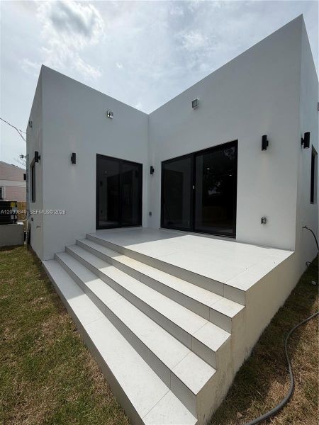Exterior details and patio area of a home in , Miami (Image 4). Exterior details and patio area of a home in , Miami (Image 4).
